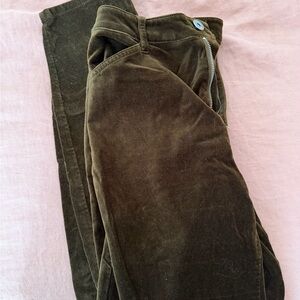 Women's Brown Velvet Pants